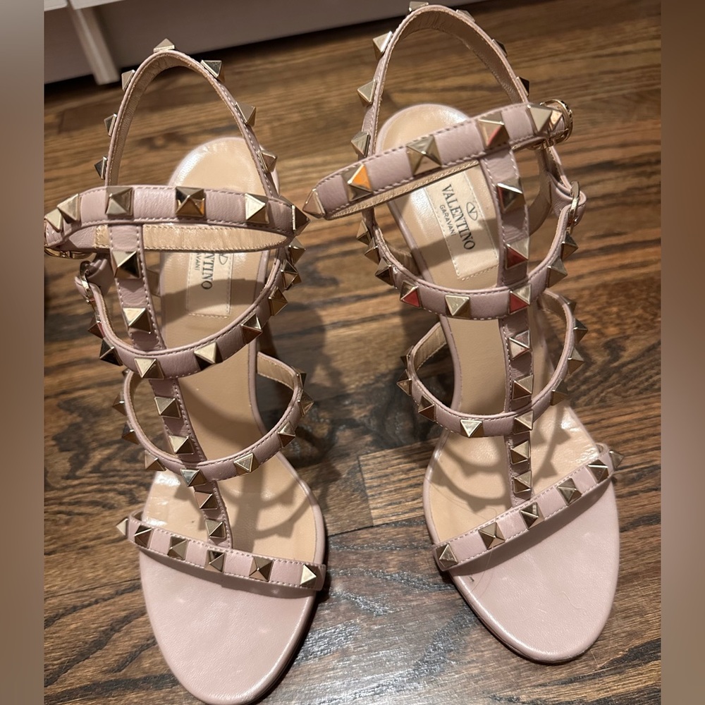 Rockstud Valentino Caged Sandal